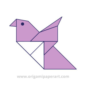 Origami Paper Bird 9 Step by Step Easy