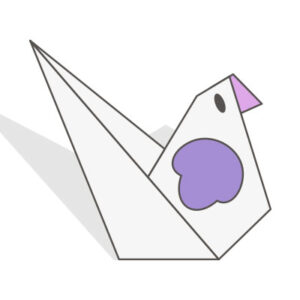 Easy Origami Pigeon