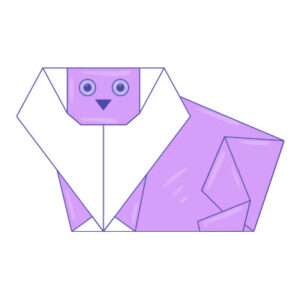 Origami Lion