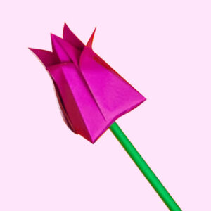 How To Make An Origami Tulip Flower